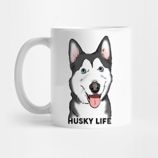 Husky Life Smiling Husky Dog Mug